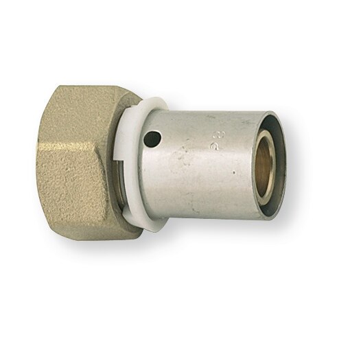 Raccord à sertir écrou tournant tube PER 20x25mm filetage 3/4